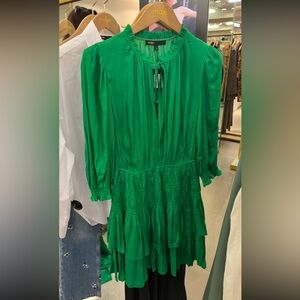 Green Maje cocktail dress